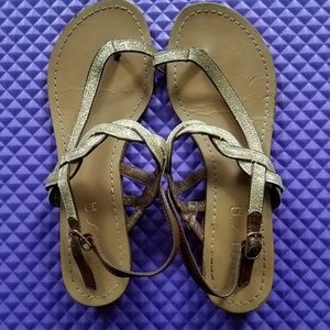 Unisa gold sandal